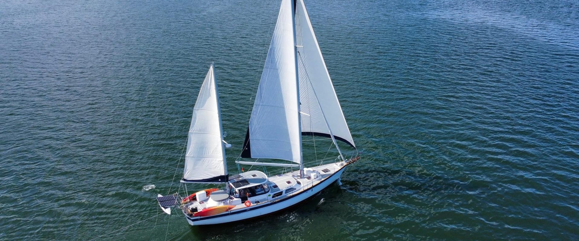 Gypsy Wind 72-foot sailing yacht under sail